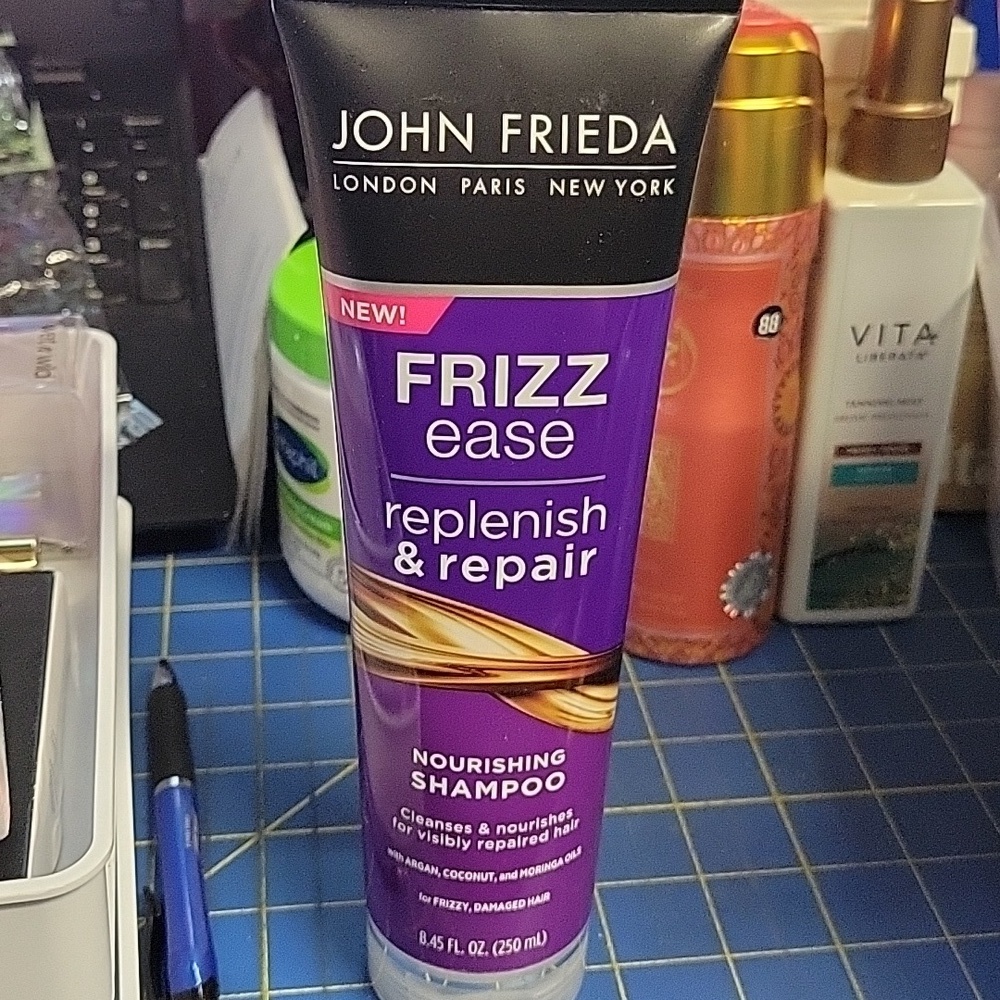 John Frieda Frizz Ease Replenish & Repair Shampoo New 250ml Tube